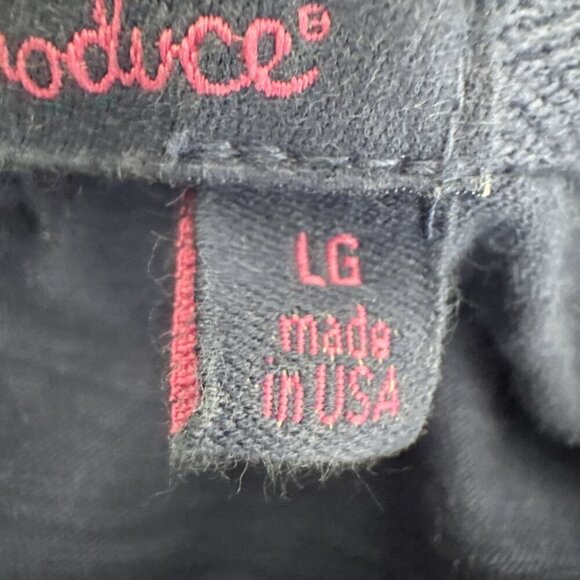 Fresh Produce Women's L Round Neck 3/4 Sleeve Tee Shirt Blue 9351 - Picture 7 of 10